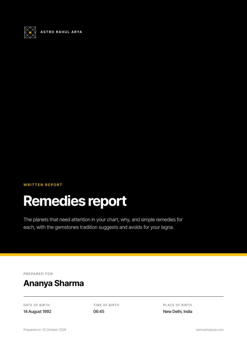 Cover of the Remedies report PDF